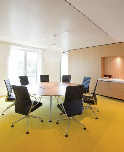 Panel Glide Systems, SG 2700, Colorama 1, Room shot "DLA Piper",Amsterdam, the Netherlands