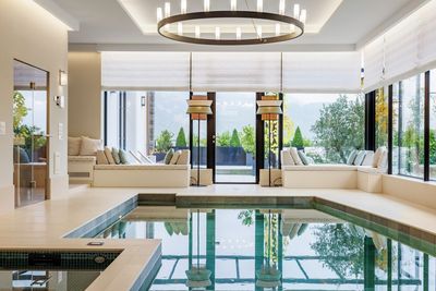 Roman Blind Systems, SG 2360, Colorama 2, Villa at the lake, Lucerne, Switzerland