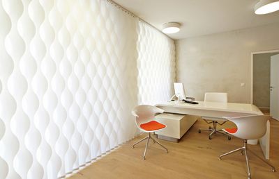 Vertical Blind Systems, SG 2950, Multi Shadow, Doctor's Office, Zug, Switzerland, Vertical Waves