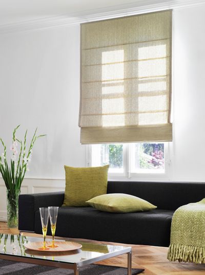 Roman Blind Systems, SG 2320, Room shot "Private Residence", Thun, Switzerland