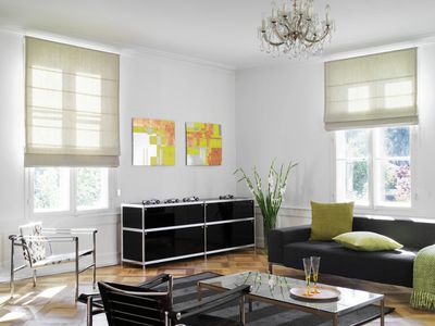 Roman Blind Systems, SG 2320, Room shot "Private Residence", Thun, Switzerland