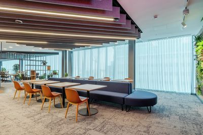 Curtain Systems, SG 5600, Colorama 1, Virgin Money, Glasgow, Scotland, United Kingdom