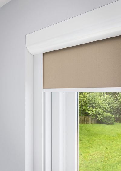 Roller Blind Systems, SG 4960, Fascia round, side guide channels