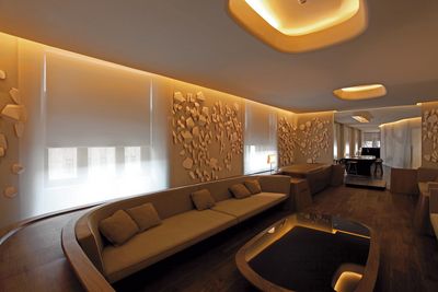 Roller Blind Systems, SG 4960, Room shot, "Swatch Art Peace Hotel", Shanghai, China